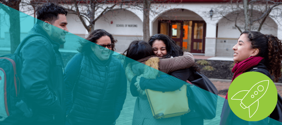 hugs of students