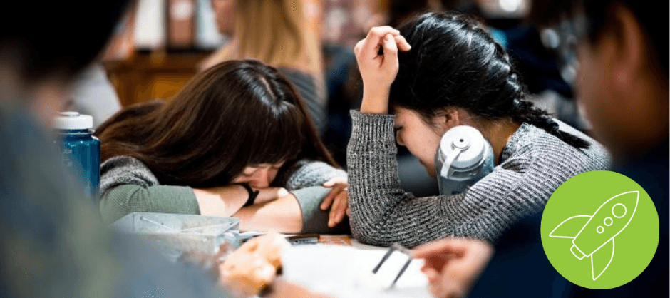 tired students