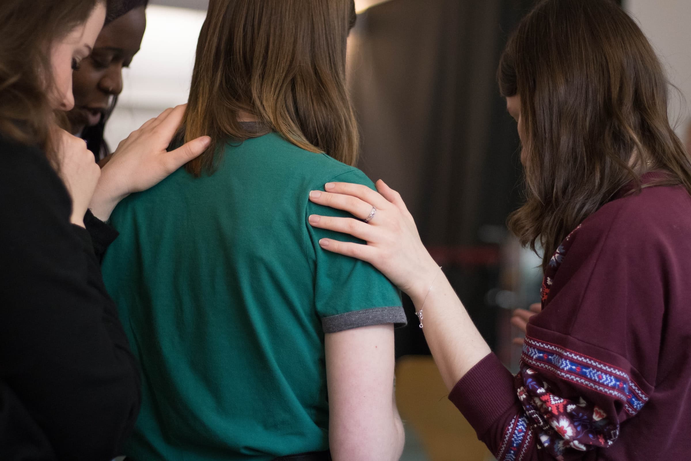 hug at the session