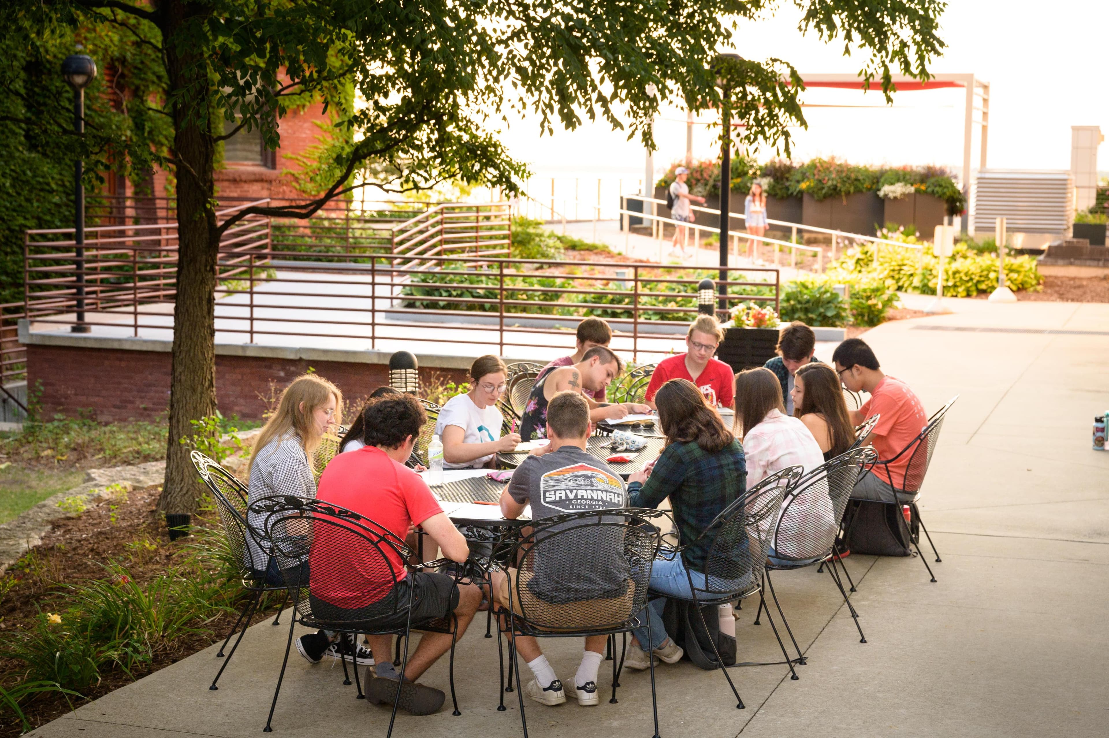 lunch outside