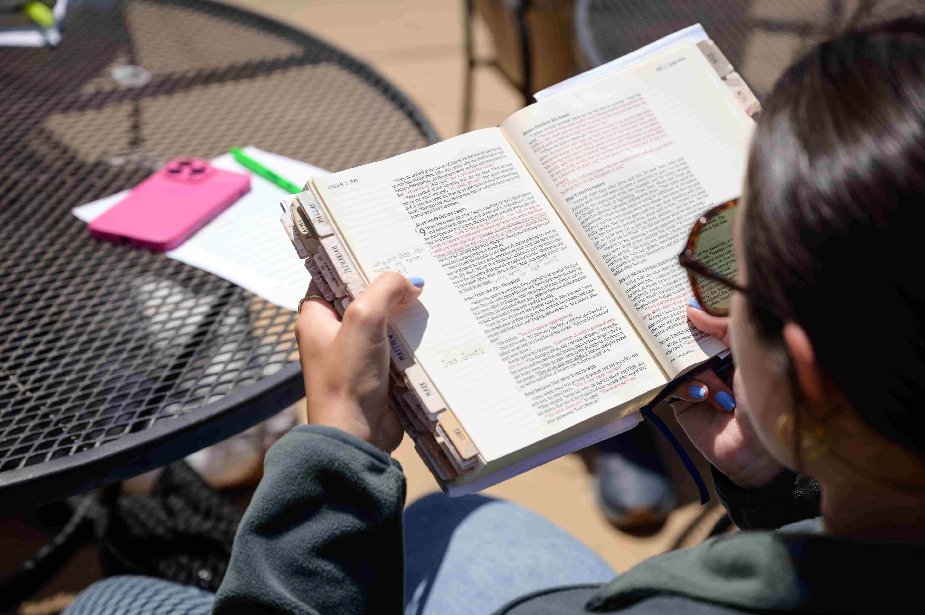 black girl reading