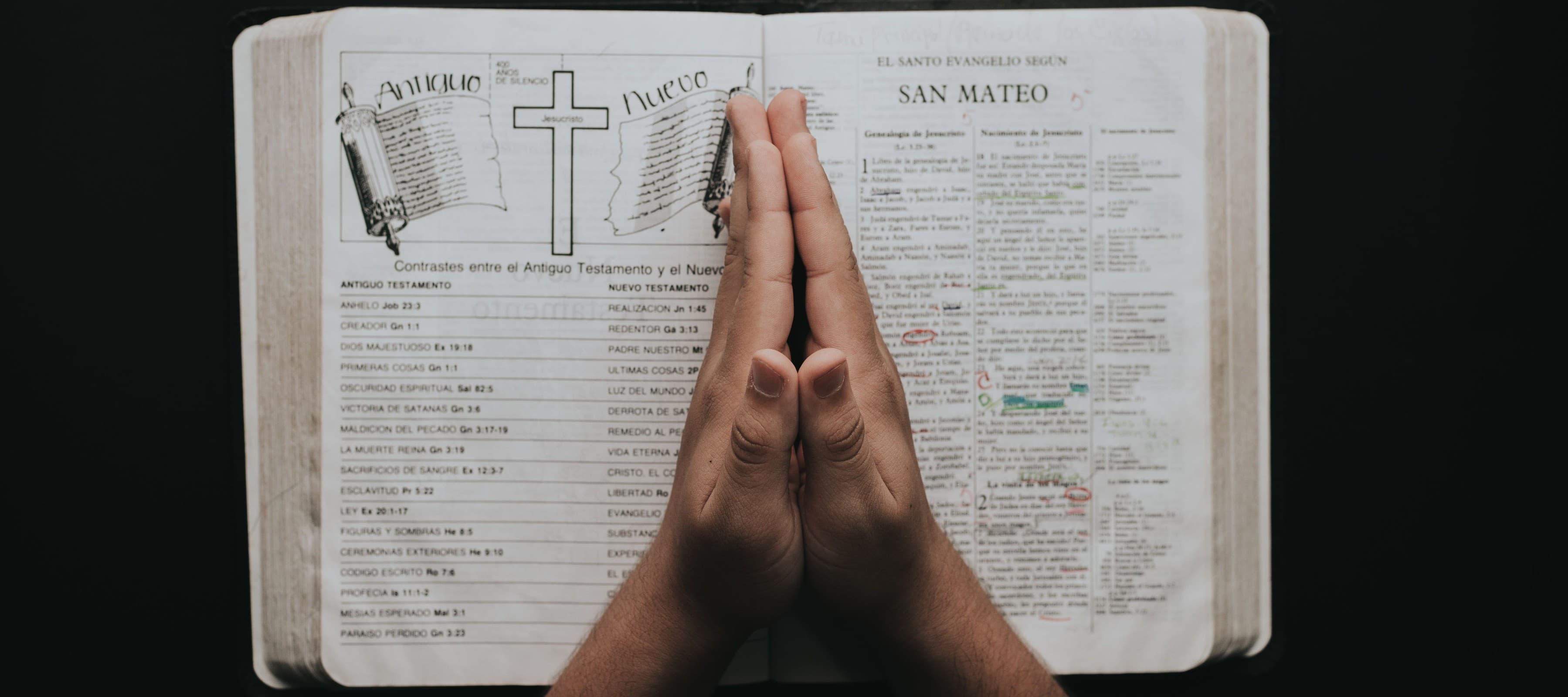 pray with bible